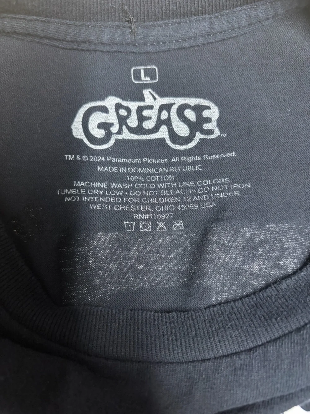 Grease Movie T Birds Cropped Tee - Picture 3 of 7